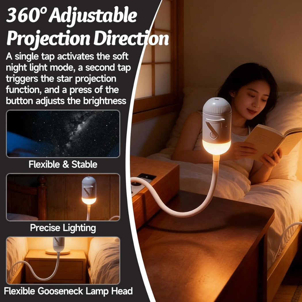 LED Nebula Night Projector