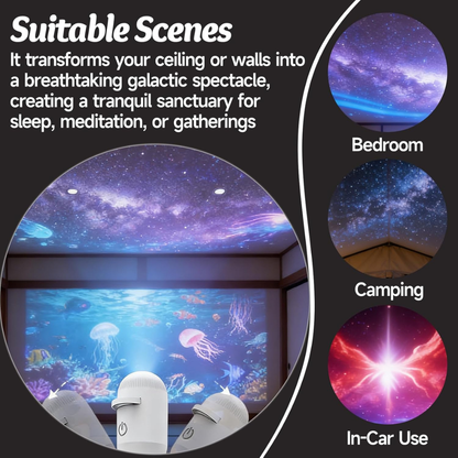 LED Nebula Night Projector